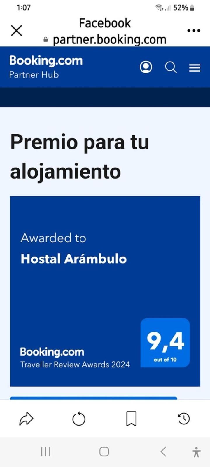 Hostal Arambulo Villavieja Exteriör bild